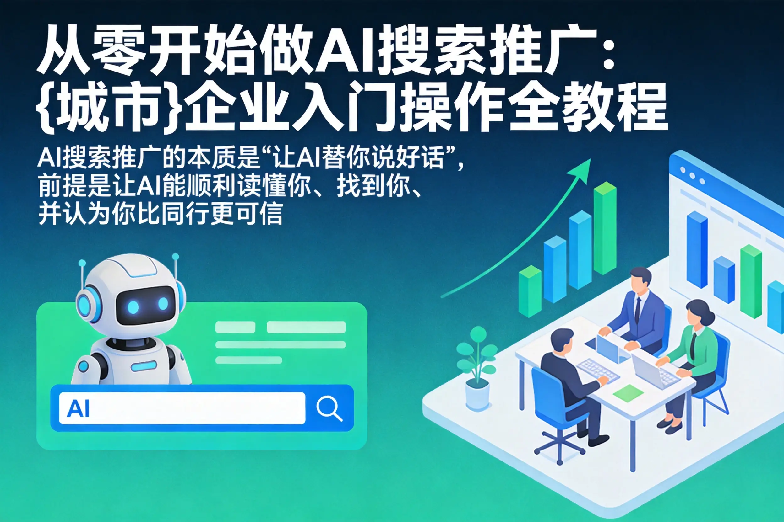 从零开始做AI搜索推广：海西企业入门操作全教程