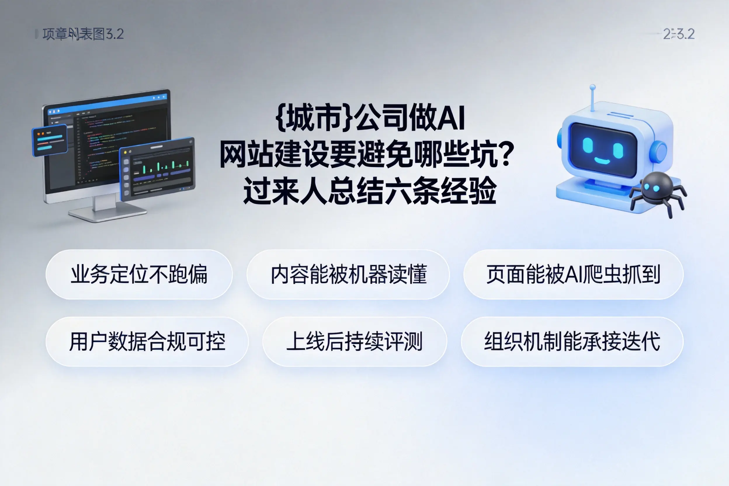 海西公司做AI网站建设要避免哪些坑？过来人总结六条经验