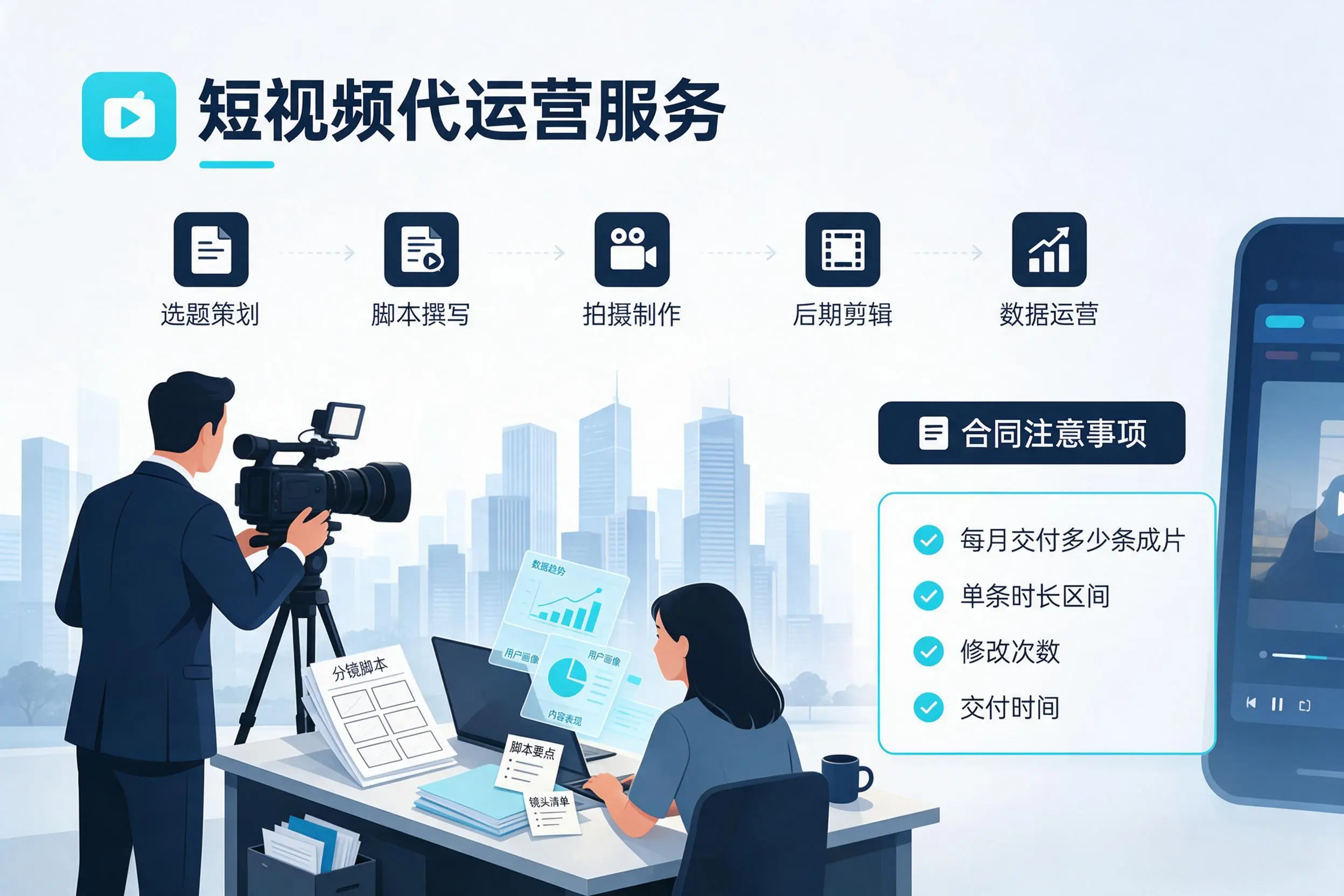 短视频代运营包含哪些服务？海西企业常见问题科普