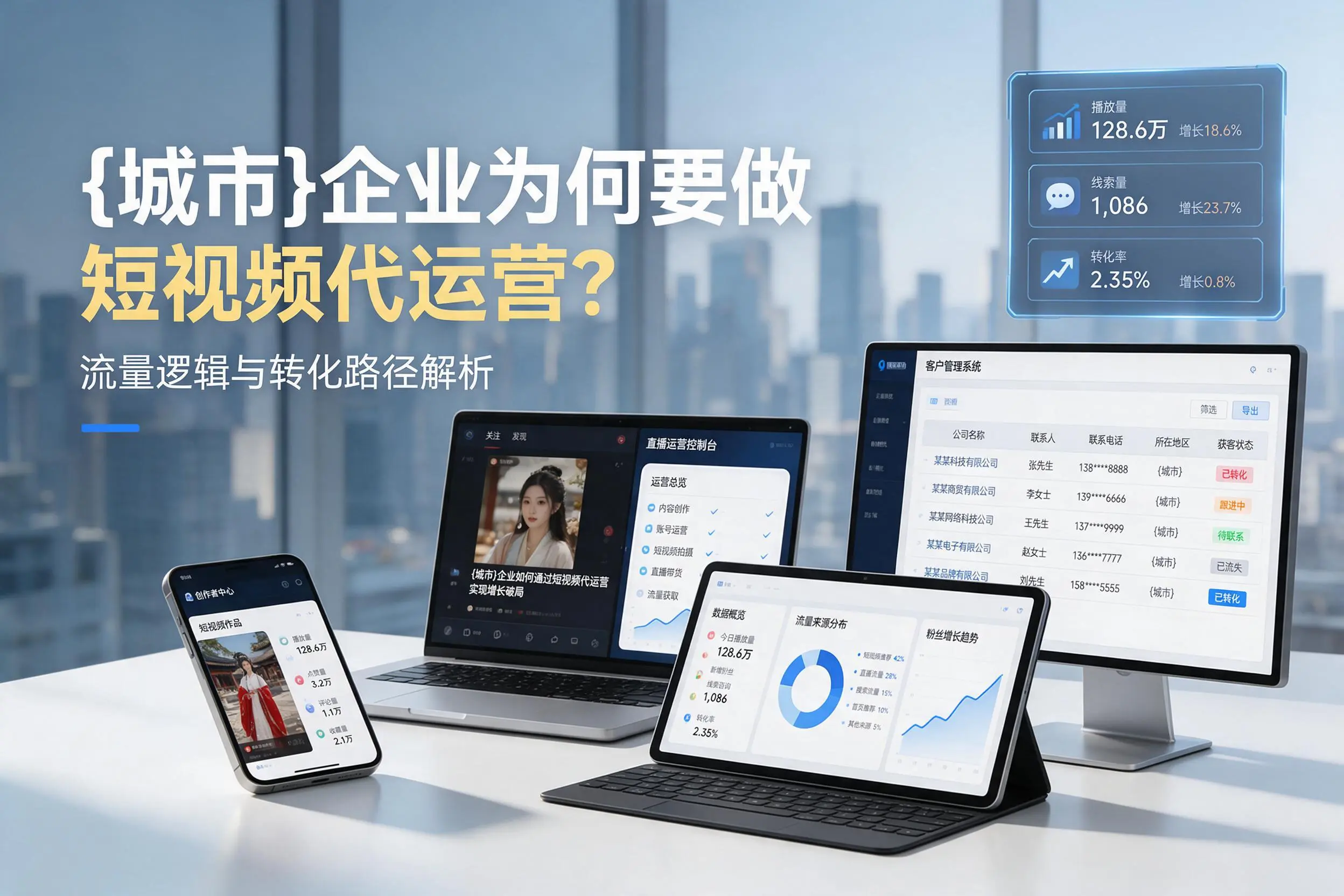 海西企业为何要做短视频代运营？流量逻辑与转化路径解析