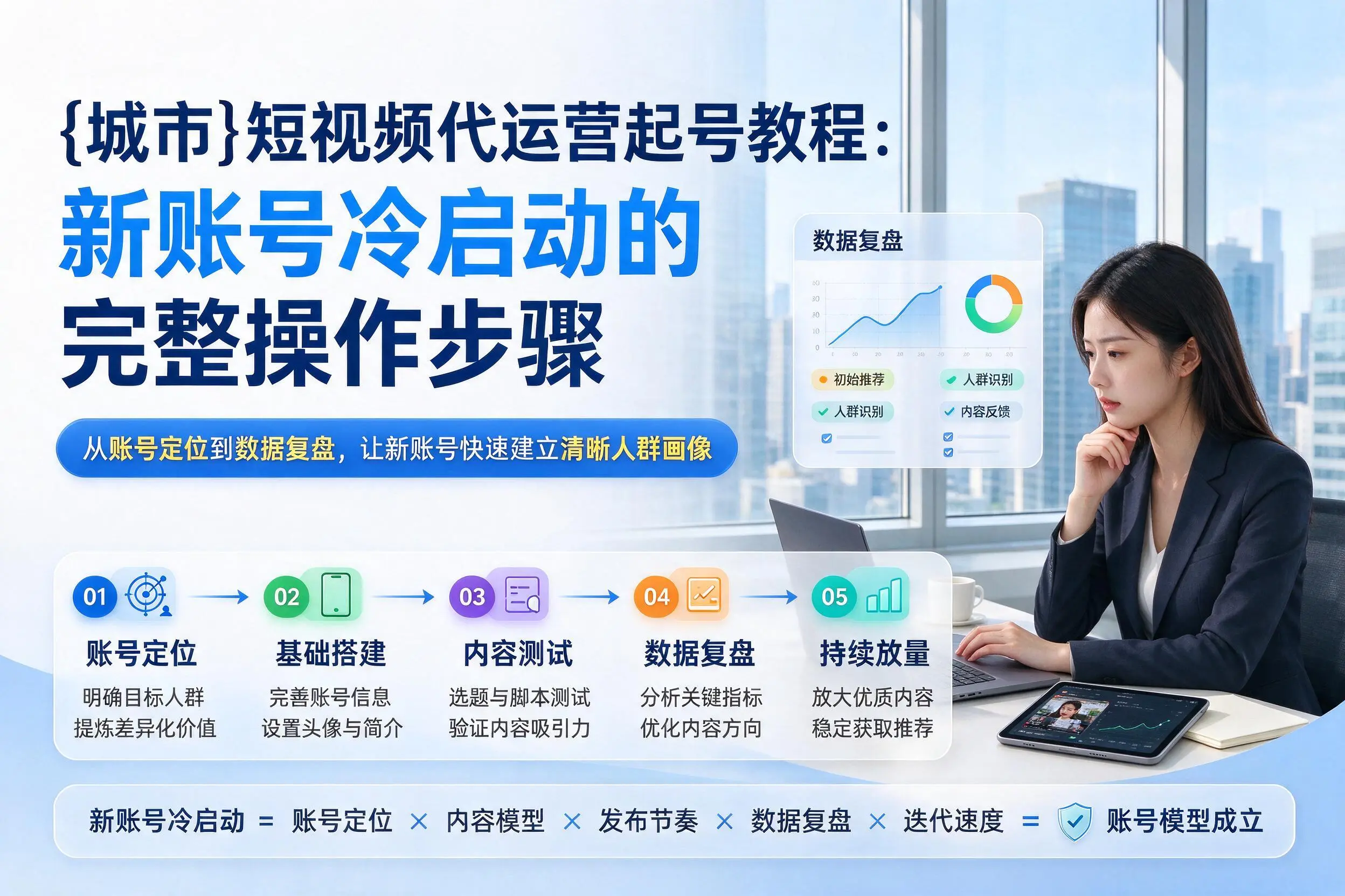海西短视频代运营起号教程：新账号冷启动的完整操作步骤
