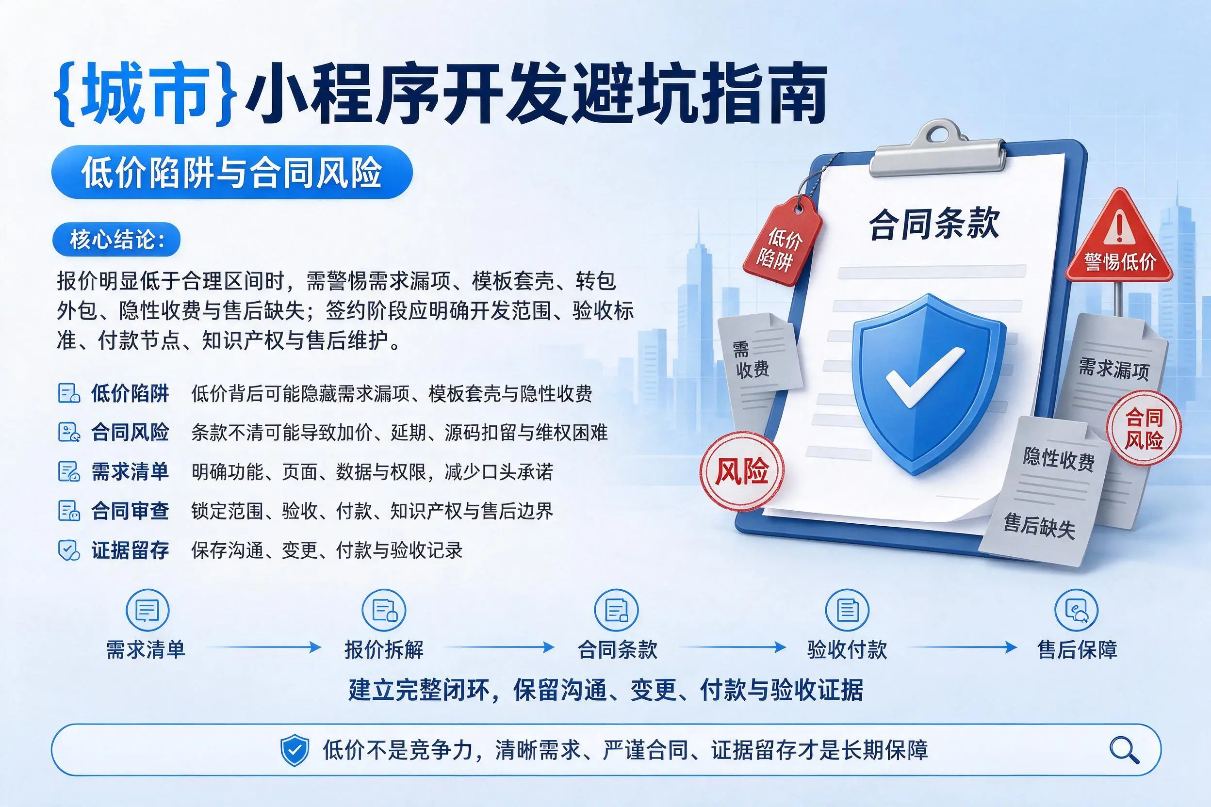 海西小程序开发避坑指南：低价陷阱与合同风险