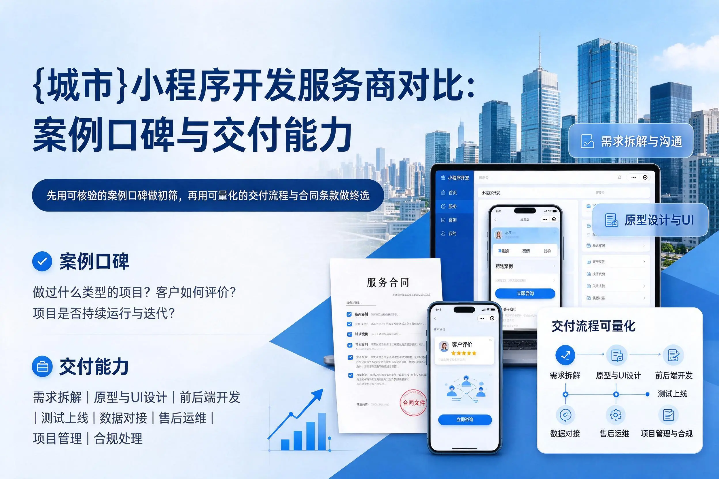 海西小程序开发服务商对比：案例口碑与交付能力