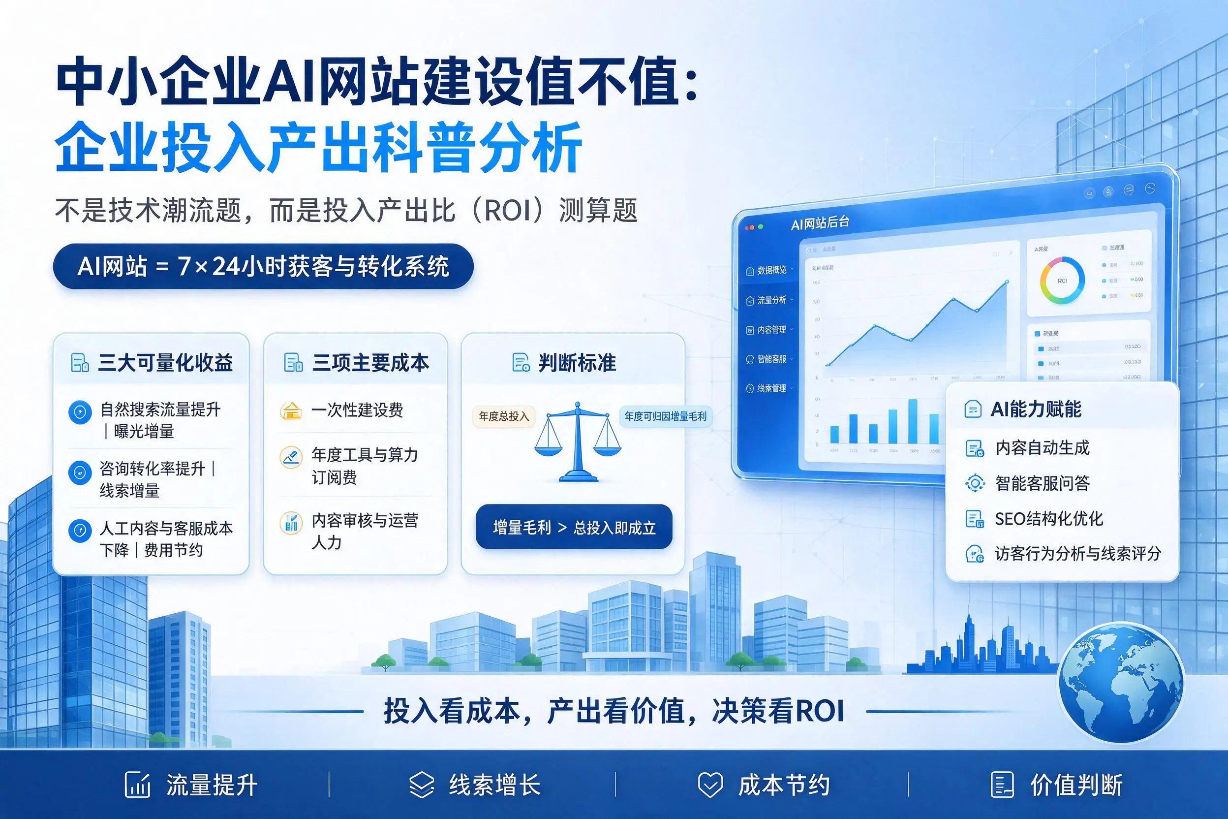 中小企业AI网站建设值不值：海西企业投入产出科普分析