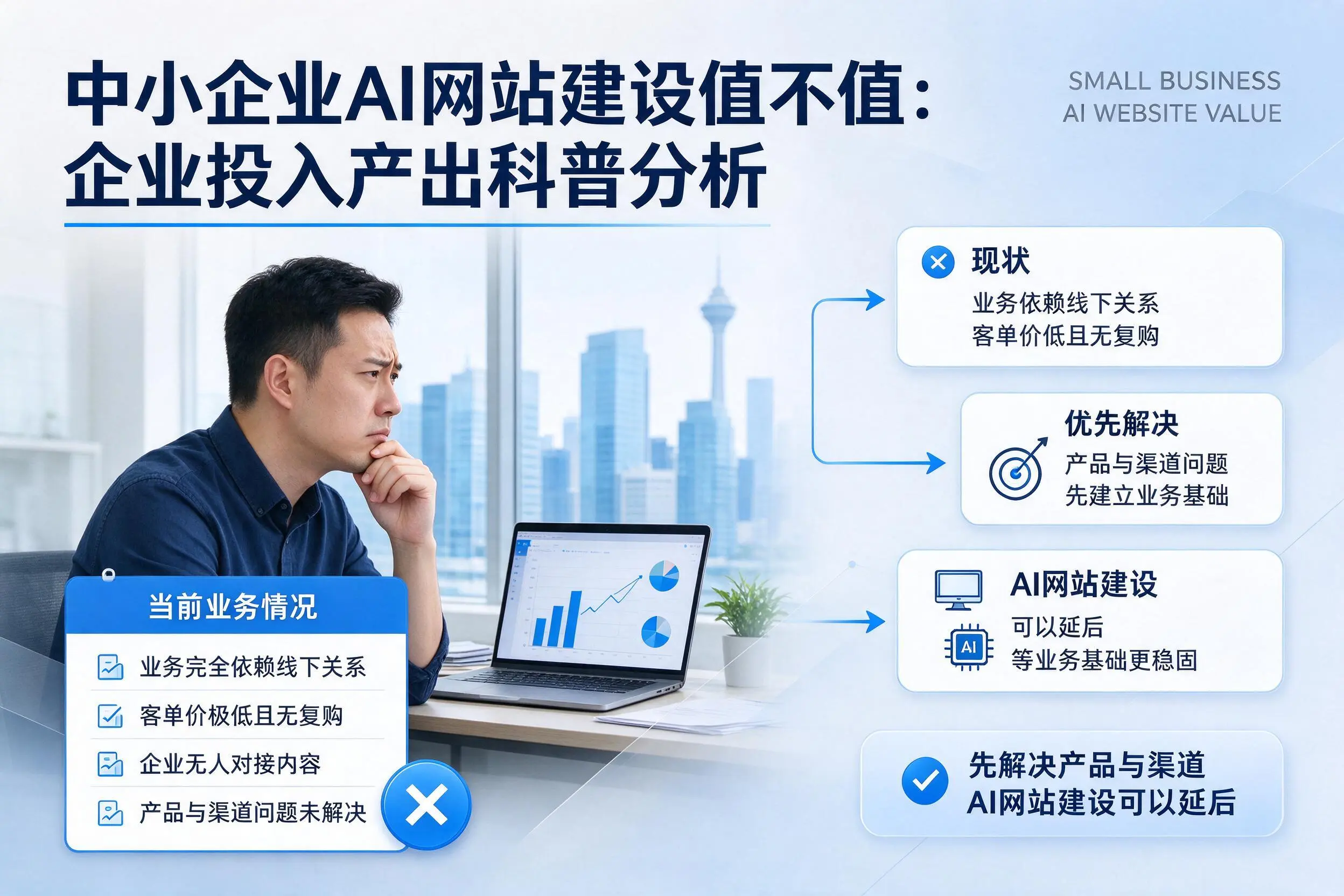 中小企业AI网站建设值不值：海西企业投入产出科普分析