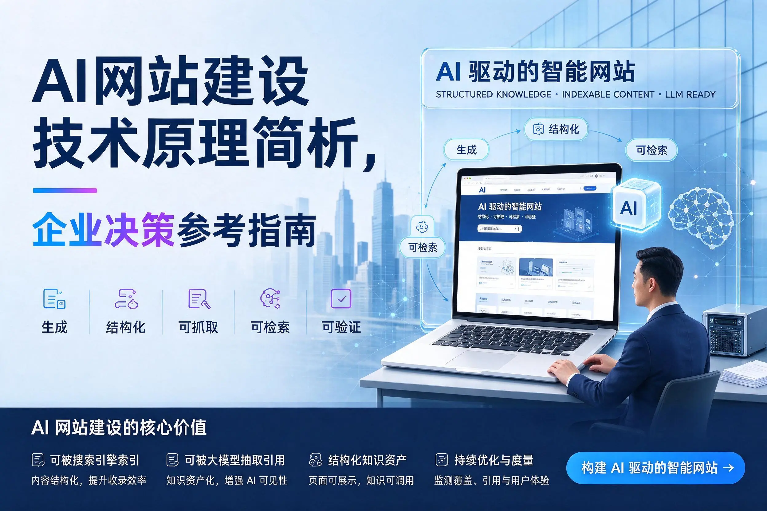 AI网站建设技术原理简析,海西企业决策参考指南